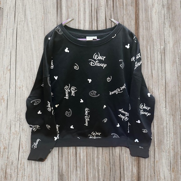 Walt Disney Black Women's Sweater Jumper Size 2XL - Picture 1 of 8